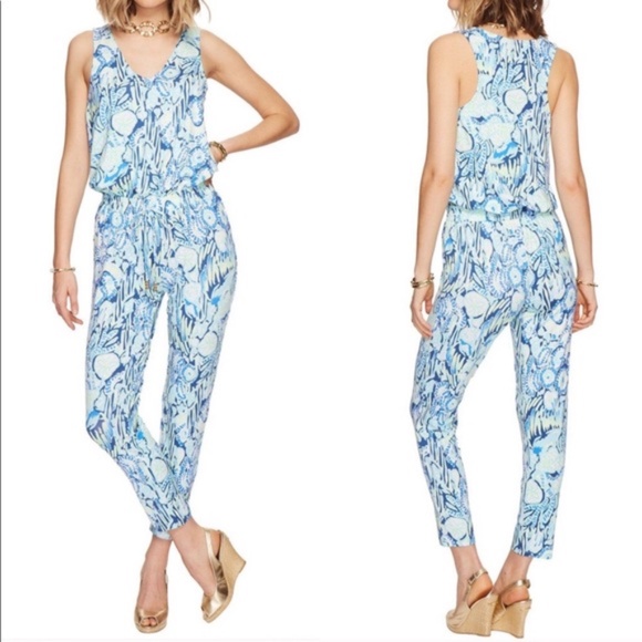 Lilly Pulitzer Pants - 💖 Lilly Pulitzer Paulina Jumpsuit Size Small